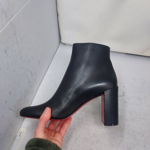Christian Louboutin Black Ziptotal Black Ankle Boot - Picture 9 of 14